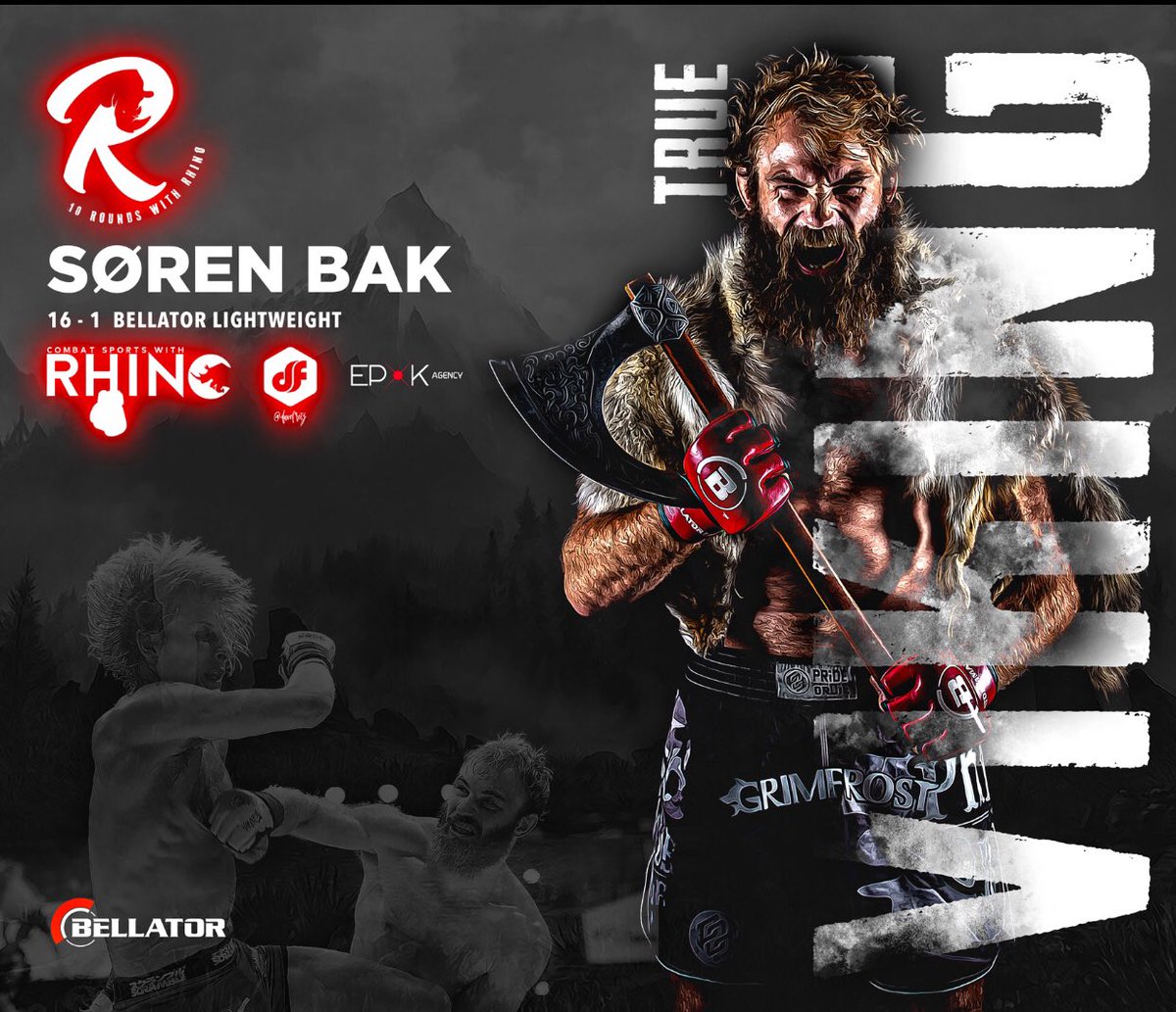 ComSportswRhino's tweet photo. Happy Fight day! We’ve got several hours until #UFCVegas60 so ✅ out Ep 143 while ya wait 💯 @apbrocks &amp; I have our picks for tonight, Q&amp;A w the 🦏Gang + 16-1 @BellatorMMA LW contender @SorenTrueViking goes 10rds w Rhino! #MMATwitter https://t.co/497vdeeJjV https://t.co/ghNUnSprBK