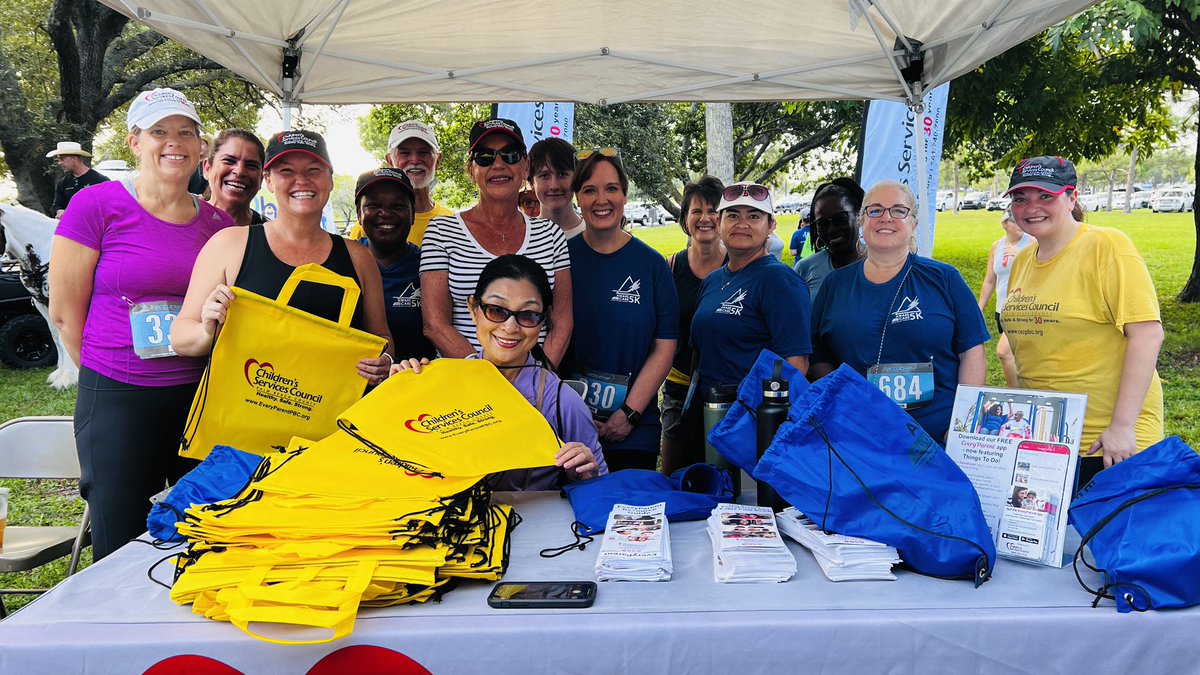 cscpbc's tweet image. Team CSC is out at Okeeheelee Park this morning for the Aware & Care 5K to raise awareness of mass violence prevention. #cscpbc