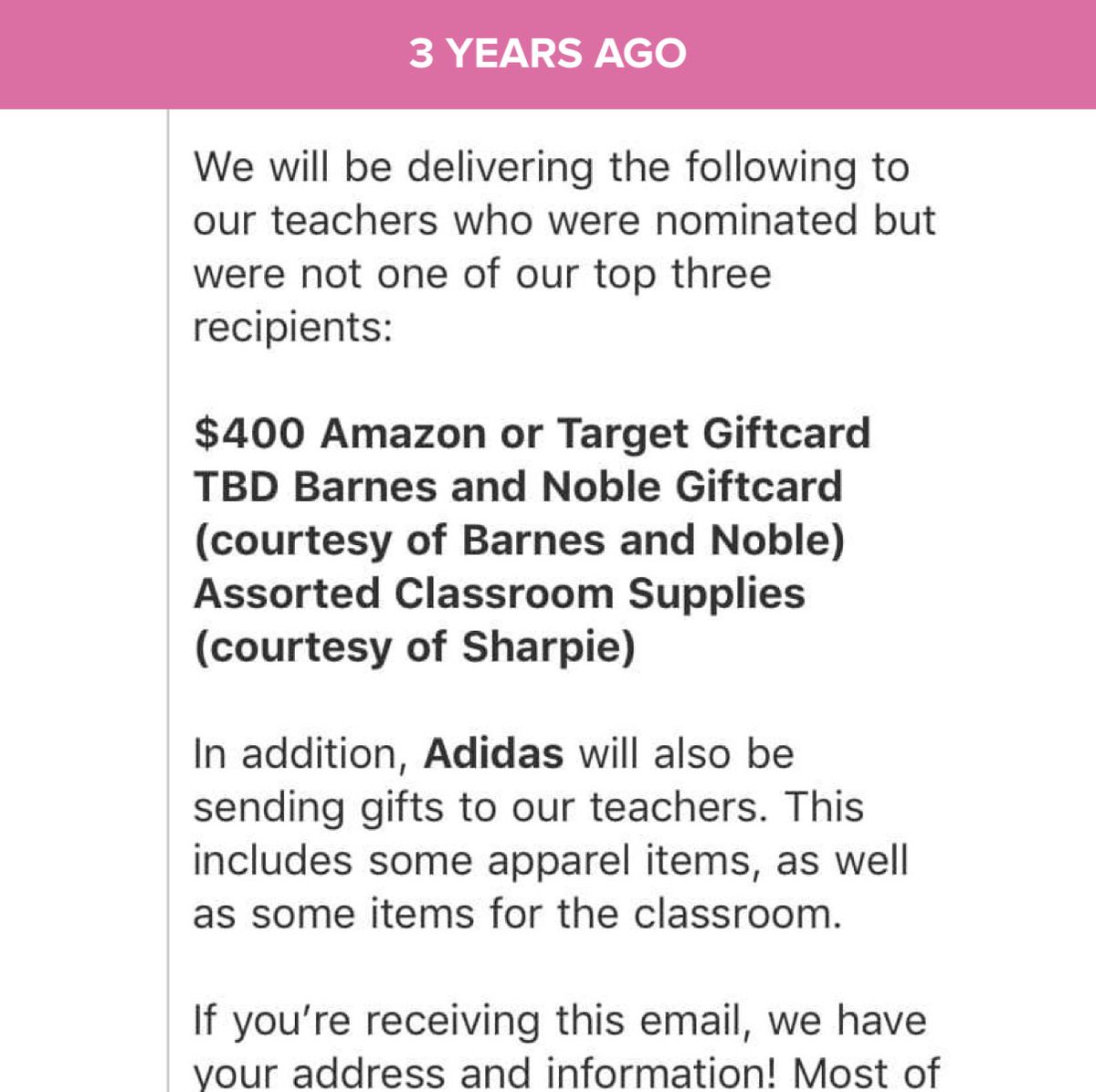 klyssa's tweet photo. Look what showed up on my TimeHop today. 😒😂 #wegotscammed https://t.co/zWd5We2ZTf