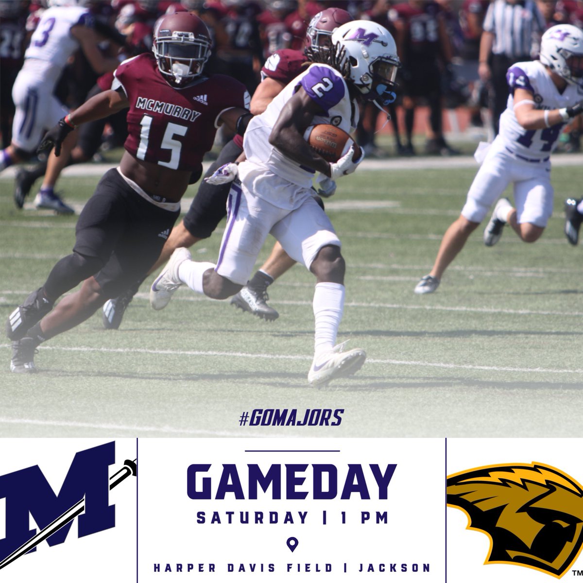 Millsaps College Athletics (@majorathletics) on Twitter photo .<a href="/MajorsFootball/">Millsaps Football</a> returns home to face the University of Wisconsin-Oshkosh in a Saturday afternoon test! ๐ฅ
๐: No. 16 UW-Oshkosh
โฐ: 1 PM
๐: Harper Davis Field
โช๏ธ: White Out - Presented by Career Services
๐ฅ: ow.ly/6Js850KMbaR
๐: ow.ly/ZsV550KMbaT
#GoMajors .<a href="/MajorsFootball/">Millsaps Football</a> returns home to face the University of Wisconsin-Oshkosh in a Saturday afternoon test! ๐ฅ
๐: No. 16 UW-Oshkosh
โฐ: 1 PM
๐: Harper Davis Field
โช๏ธ: White Out - Presented by Career Services
๐ฅ: ow.ly/6Js850KMbaR
๐: ow.ly/ZsV550KMbaT
#GoMajors