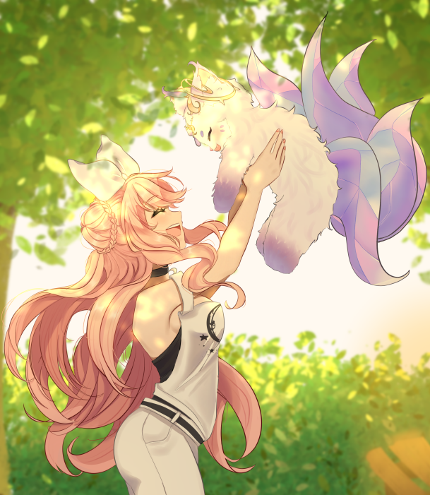 Mihora and little fox Kumi 💜✨

🎨 ~ done by lovely <a href="/DimsMiie/">mimi</a> thanks a lot! 💎💙
           (same goes for the new version of my pfp)

🍃 #Vtuber | #ENVtuber | #VtubersUprising 🍃