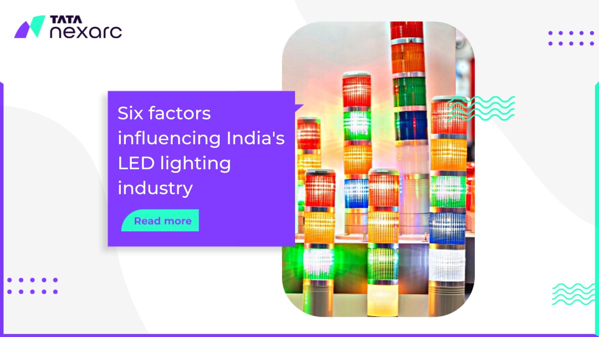 Tatanexarc's tweet photo. Six factors that are influencing India's LED lighting sector 👉 https://t.co/X8E4ht5ygG
#Tatanexarc #AccelerateGrowth #EmergingBusiness #MSME #LED #Lights #LEDIndustry #SME #MSMEs #Business #Growth #SmallBusiness #LEDLights #InfoHub https://t.co/VGEnkOleHT