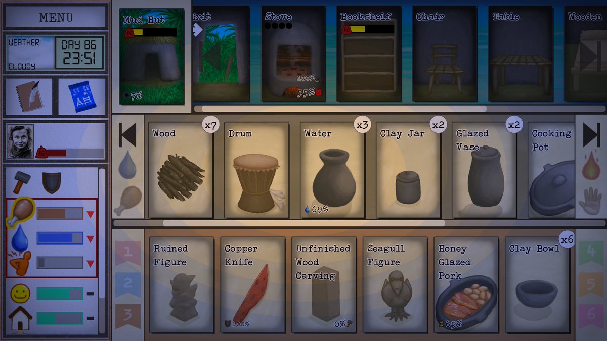Staying up late working on some Wood Carvings. #CardSurvival

store.steampowered.com/app/1694420/Ca…

#screenshotsaturday #indiedev #indiegames #survival
