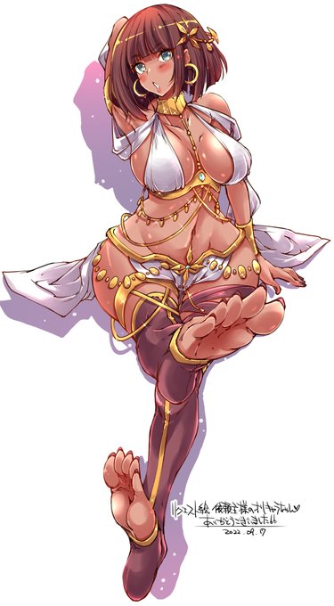 skebリクエストありがとうございました!依頼主様オリキャラ褐色ちゃんです😌🙏🙏🙏
https://t.co/nfghXpXzzV 