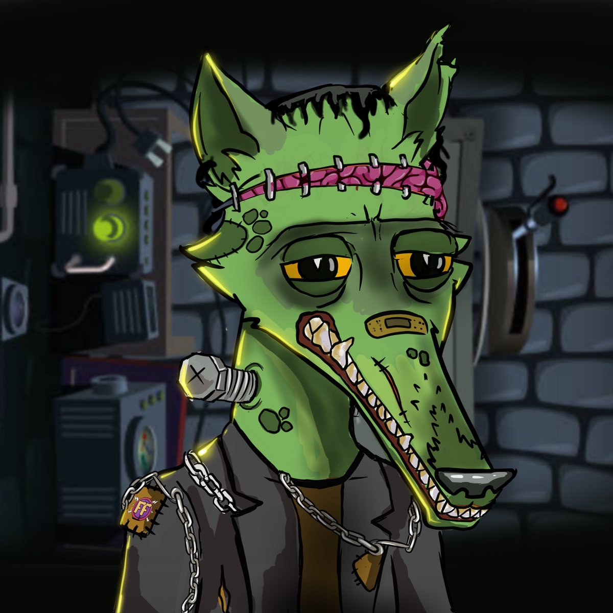 Meet Franken-Fox, a proud member of the <a href="/FatalFoxesNFT/">Fatal Foxes</a>