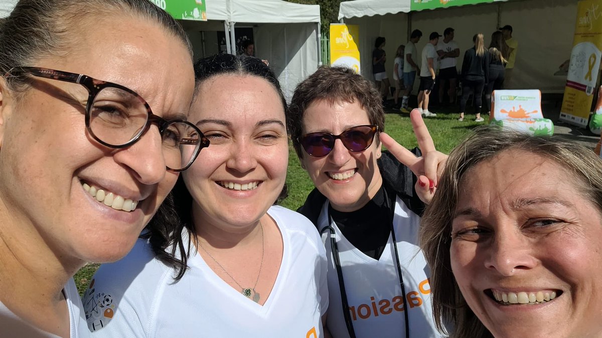 #SomadTorcy les salariés ⁦<a href="/orange/">Orange</a>⁩ prêtes pour la course en équipe avec ⁦<a href="/OrangePassionF/">OrangePassions</a>⁩ #lifeatorange
