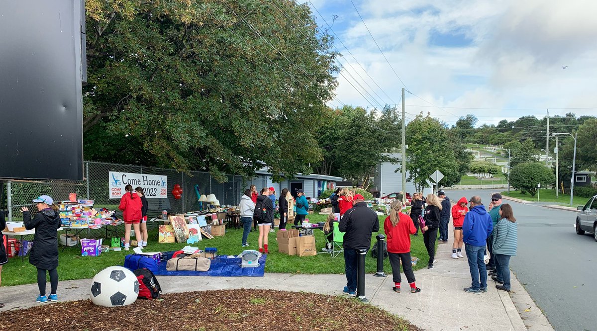Drop down to KGV Park from 10:00 - 2:00 - Flea Market in Support of <a href="/St_Johns_Soccer/">St. John's Soccer Club</a> Girls U17 trip to Nationals in Surrey BC. Gently Used and New items a long with yummy baked goods! <a href="/SoccerNLSA/">NLSA</a> <a href="/VOCMOpenline/">VOCM Open Line</a> <a href="/VOCMNEWS/">VOCM News</a> <a href="/FAA1899/">Feildians Athletic Association Challenge Cup</a> <a href="/PYSAInfo/">Paradise Soccer Club ⚽️</a> <a href="/MPSASoccer/">Mount Pearl Soccer Association</a> <a href="/BPSAsoccer/">BPSA</a> <a href="/CBSSoccer1/">CBS Soccer</a>
