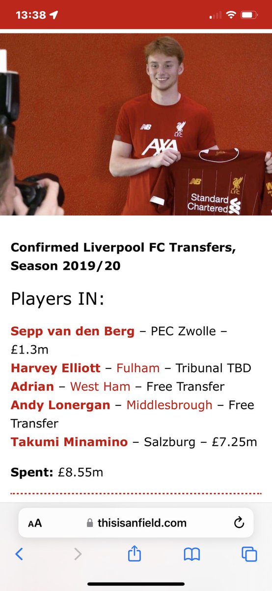 LFCameron8's tweet image. Our reward for winning the Champions league