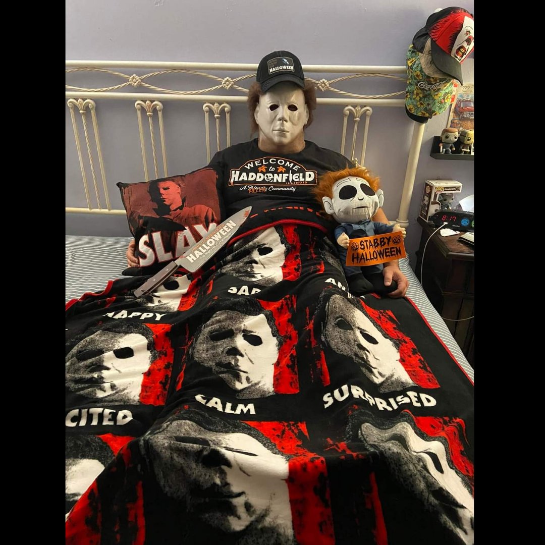 Michael, and his new bedroom set. #Halloween2022 #HorrorMovies