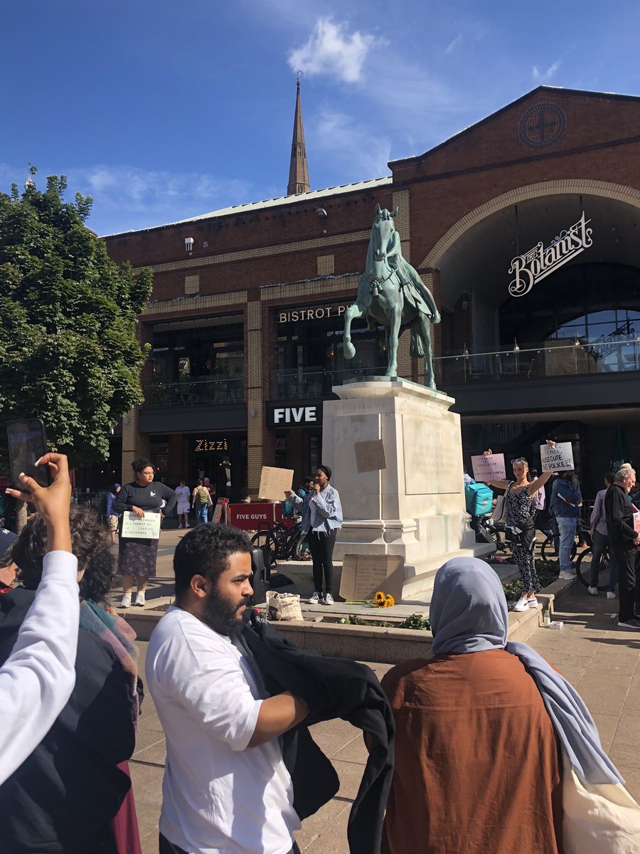#JusticeforChrisKaba demonstration in Coventry organised by <a href="/covcaribbeanltd/">Coventry Caribbean Association</a> #blacklivesmatter