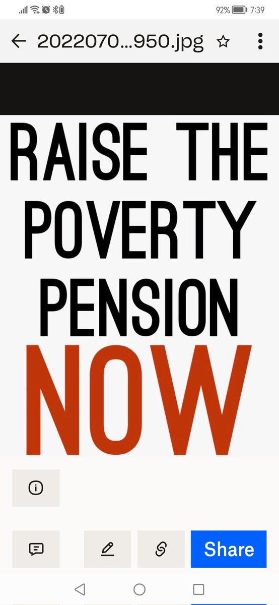 As winter approaches and we await the 'Fiscal Event' from the Truss Goverment next week🤔 I Say raise the UK poverty Pension NOW we CANNOT wait till April 2023