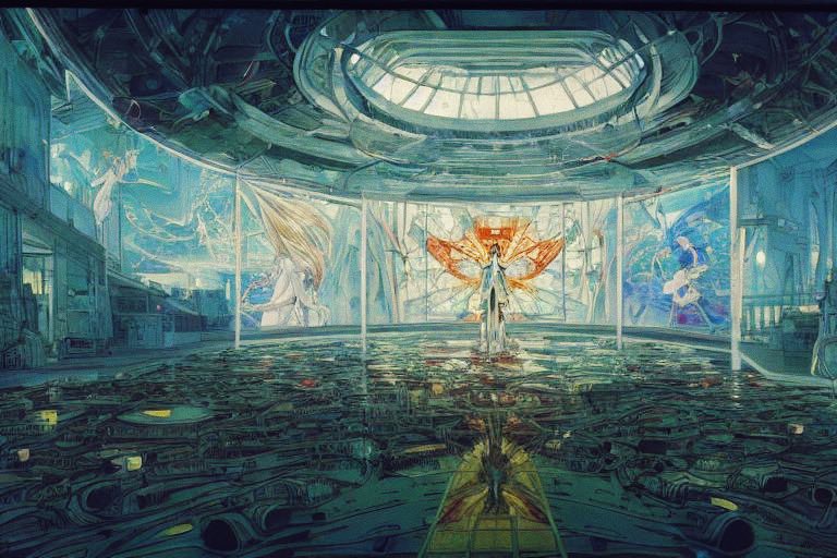 Thisco's tweet image. Almost out of keywords on septembair.com so hopefully we still get something new to work with 🧐

Anyway, today the challenge was the word “temple” so I came up with this image.
.
#septembAIr #septembAIr2022

#aiart #aiartist #aiartcommunity #promptism #digitalartworks