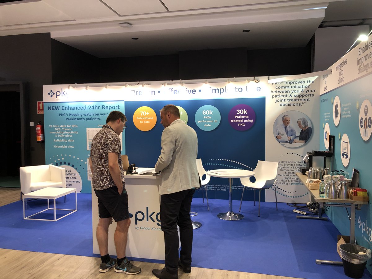 Another successful day underway at the #MDSCongress! Look for us at stand #113 to learn more about how PKG can help those living with #ParkinsonsDisease
