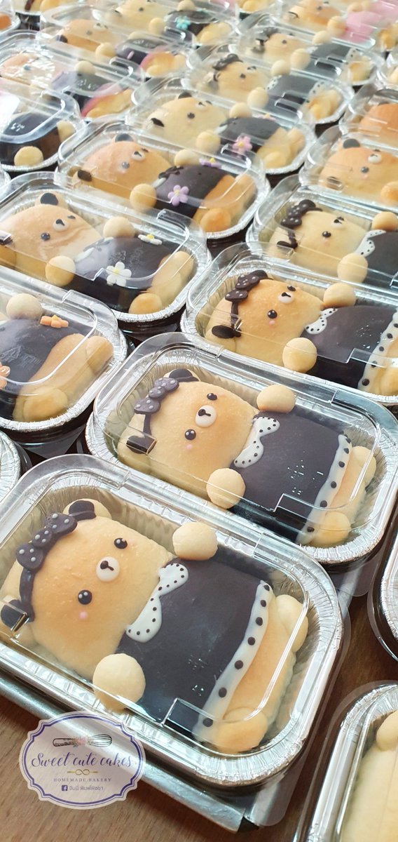 sweet6395's tweet photo. ขนมปังน้องหมีไส้นูเทลล่า ซิกเนเจอร์ อีก 1 รายการ นอกจากจะน่ารักแล้ว ขนมปังของเ���าเนื้อนุ่มหอมอร่อย ไส้เต็มๆคำ เด็กๆชอบมากกก #ขนมปัง #ขนมปังหมี
#ขนมปังcutebread #ขนมปังนูเทลล่า #sweetcutecake #อร่อย #อร่อยบอกต่อ https://t.co/ctWw8v9DSU