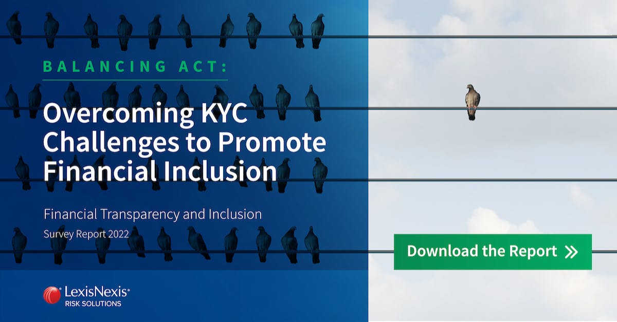 hammoudhibaa's tweet photo. 69% of financial institutions say transparency issues affect underserved customers. Our report shows how to overcome hurdles to increase #financialinclusion I work for LexisNexis Risk Solutions. https://t.co/zgAzEizbZp https://t.co/ROyiEKThpX