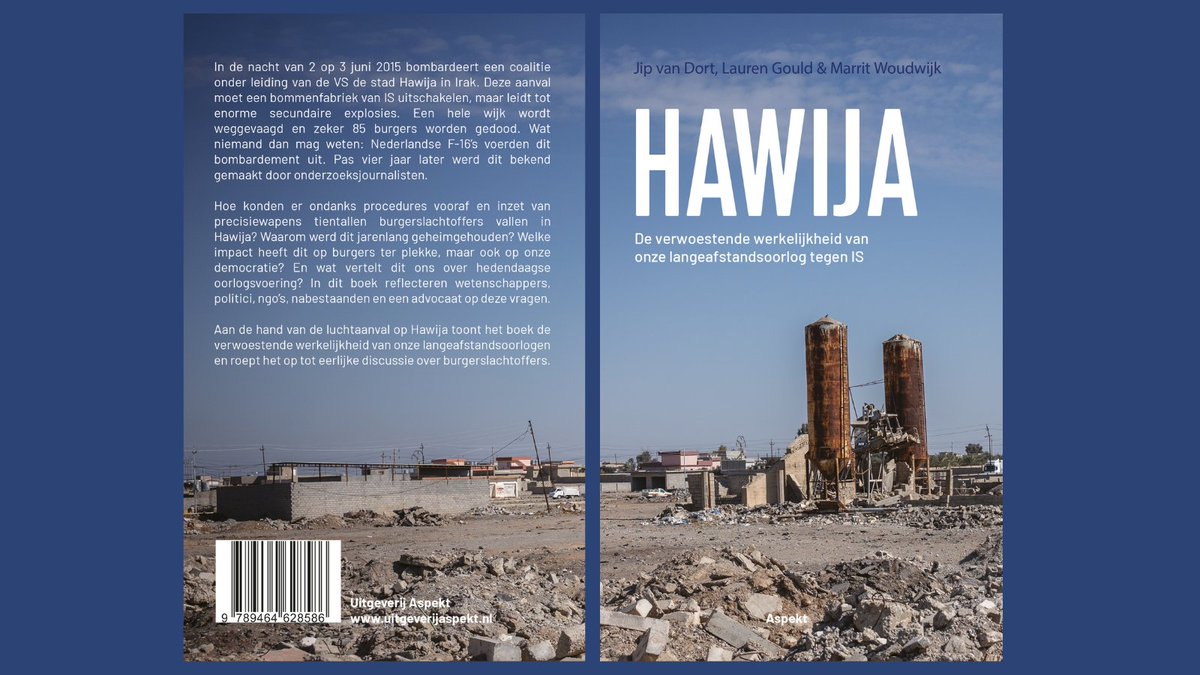 IntRemWar's tweet photo. IRW is proud to share that Lauren Gould, Jip van Dort, and Marrit Woudwijk’s book ‘Hawija: The destructive realities of our remote war against IS’ is out now: https://t.co/u2ZwKAI2eF. https://t.co/KYDNagd4Ah
