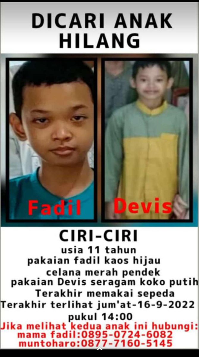 are_inismyname's tweet photo. Twitter do your magic.... 
Anak hilang saat pamit main kemaren.... Didaerah kebantenan jatiasih belum pulang kerumah... https://t.co/kBG0UvSF35