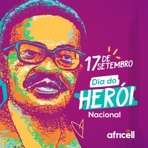 AfricellAo's tweet photo. Assinala-se hoje o dia do Herói Nacional e Fundador da Nação.
Angola será eternamente grata a ti 🙌.

#africell #angola https://t.co/Sb6W7s7AIJ