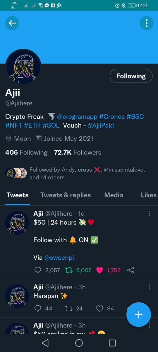 YanlyPogi's tweet photo. @iWignus @lattaenuna @SirAndyyy @Ajiihere @ranpromoter Done
Thank you for this kind of opportunity 💯💸💰🙏
May the lord bless you more 😇 https://t.co/QXvAdv51cy