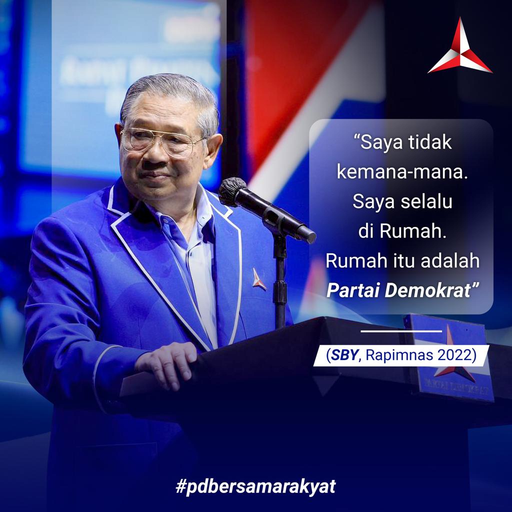 billy_lombok's tweet photo. Saya tidak kemana-mana, saya di rumah, Rumah itu adalah Partai Demokrat, SBY 💙 #MakasihSBYDukungAHY Demokrat Bersama Rakyat https://t.co/ubOTw49dnu