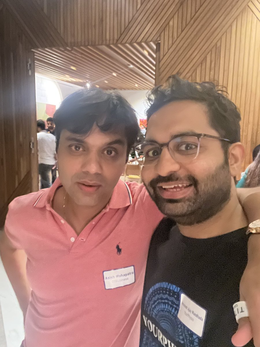 aam_vchaar's tweet photo. The super candid @AsishMohapatra1 building 2 unicorns in the same household! https://t.co/Nf5wgb7yZQ