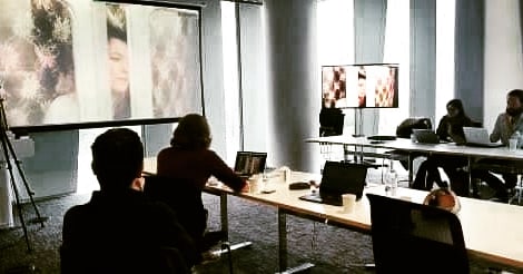 SouadDouibi's tweet photo. “Creative &amp; Artistic Encounters in the Western Mediterranean” hosted by the University of Aberdeen where @algerianism curated “Triptych of Algiers” a photography and video exhibition that explores the female representation in Algerian society.
#souadouibi #film #Cinema #artevent https://t.co/XxtfqoIJsW