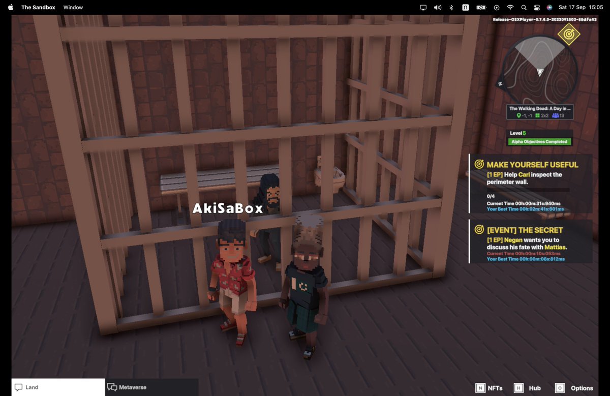 bunchadaddy's tweet photo. @TheSandboxGame @TheWalkingDead I just participated in the #SandboxAlphaS3Giveaway for a chance to win 500 SAND! Found Negan in Alexandria, check out my screenshot below!
👇 https://t.co/zJtlm4khHU