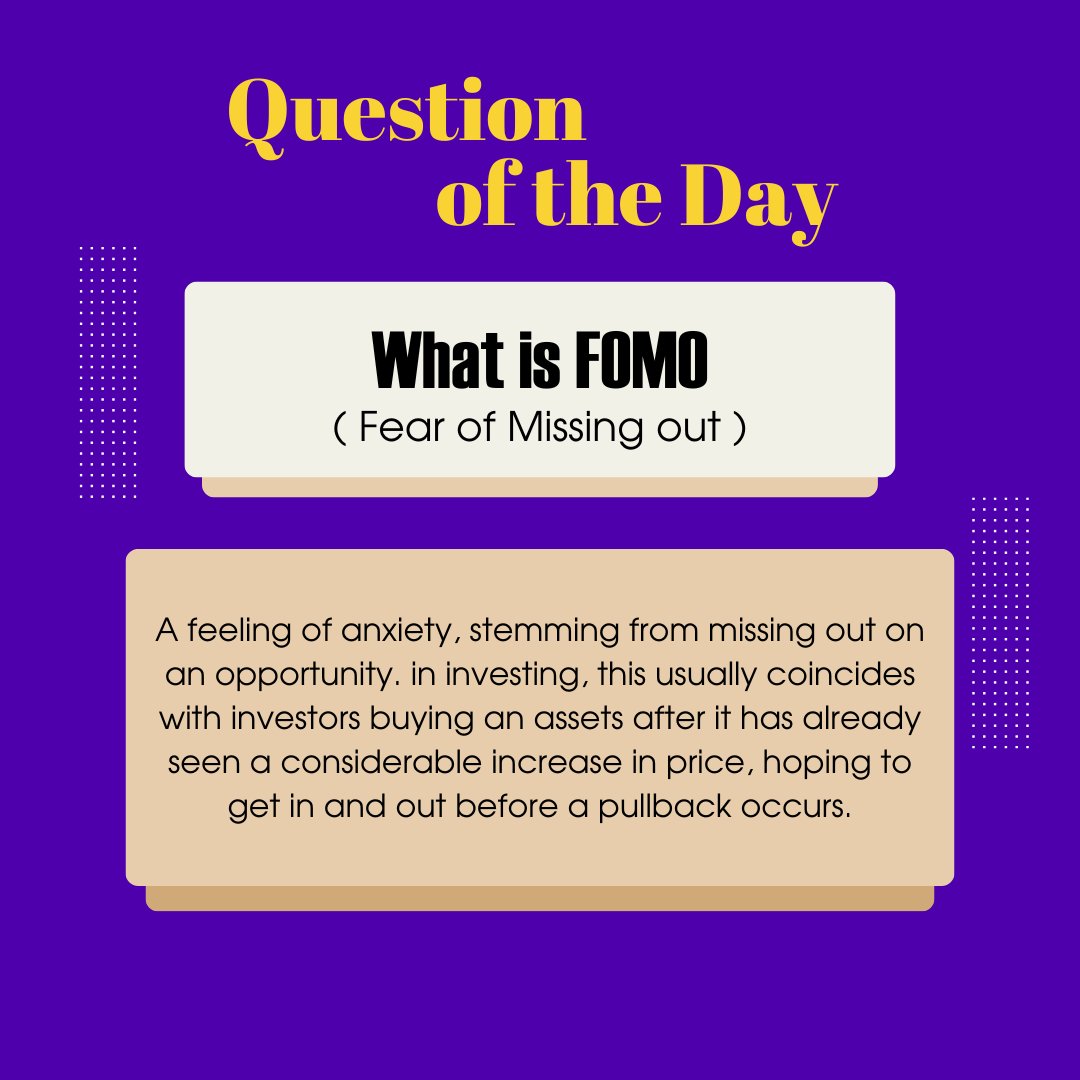 endlessdomains's tweet image. This week’s term is… FOMO 📚

What crypto or NFT did you FOMO into recently? 👀

#fomo #web3term #cryptoterm #web3 #nft #nftdomains #domains #nftcommunity #dictionary