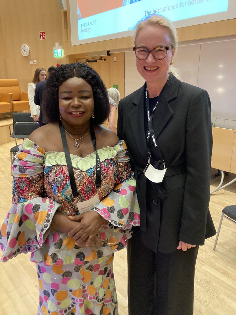 Honored to participate in the European Launch of the Lancet Oncology Commission on Cancer in sub-Saharan Africa. Especially privileged to meet <a href="/FirstLadyRwanda/">First Lady of Rwanda</a> #collaboration #globalcancercontrol #equity #cervicalcancerelimination #leadership