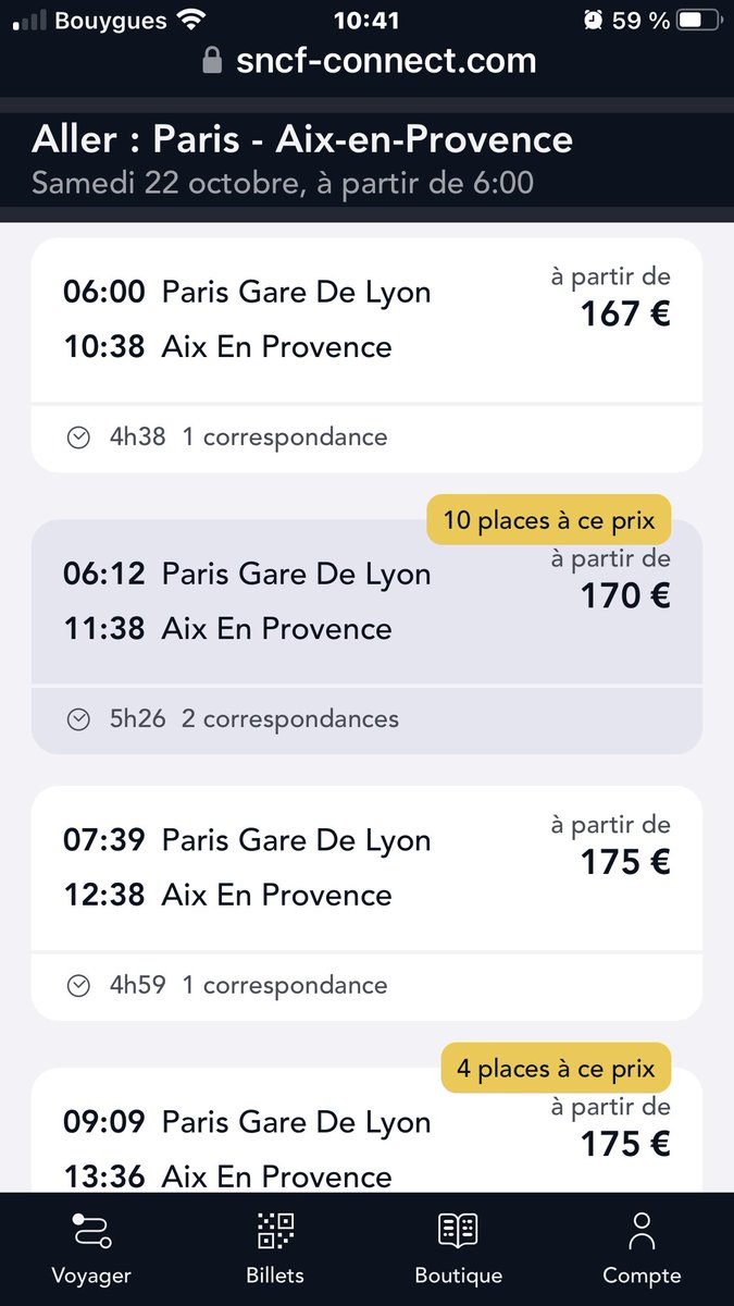 DelphineBSM's tweet photo. 2 personnes dont 1 mineure avec 2 cartes… Vous déconnez@Sncf #SncfConnect #Anousdevousdevousfairepréférerletrain#luxe#sobriétéenergetique https://t.co/GpXu0MMvkE