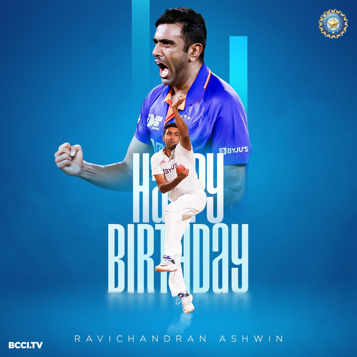 Happy birthday \"Ravichandran Ashwin\" 