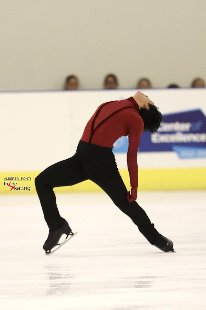 insideskating's tweet photo. Oh, wow: @HimSiao's programs will be iconic – one can easily see even from the opening pose of his SP set to Rain, In Your Black Eyes by Ezio Bosso. And this is only Part One of the story – Adam has such a spectacular concept to work with, by @Benoitrichaud. https://t.co/86oOuqKl79