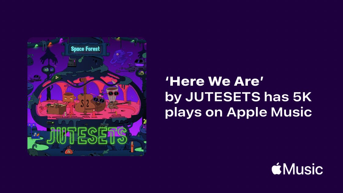 jutesets's tweet photo. Just passed a new Milestone on @AppleMusic. Thanks for listening!
https://t.co/x7hKsXqhUA https://t.co/wf6sKNA5fU