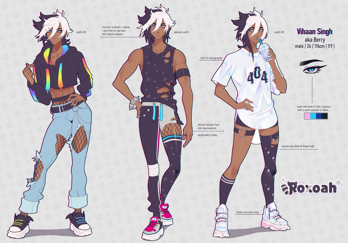 roxoah_'s tweet photo. it's my birthday today! It'd mean a lot to me if you could share my work <3

I'm Roxo, and I love designing and drawing ocs! Saturated colours are my jam 💜💙 https://t.co/dJpSDSs0FS