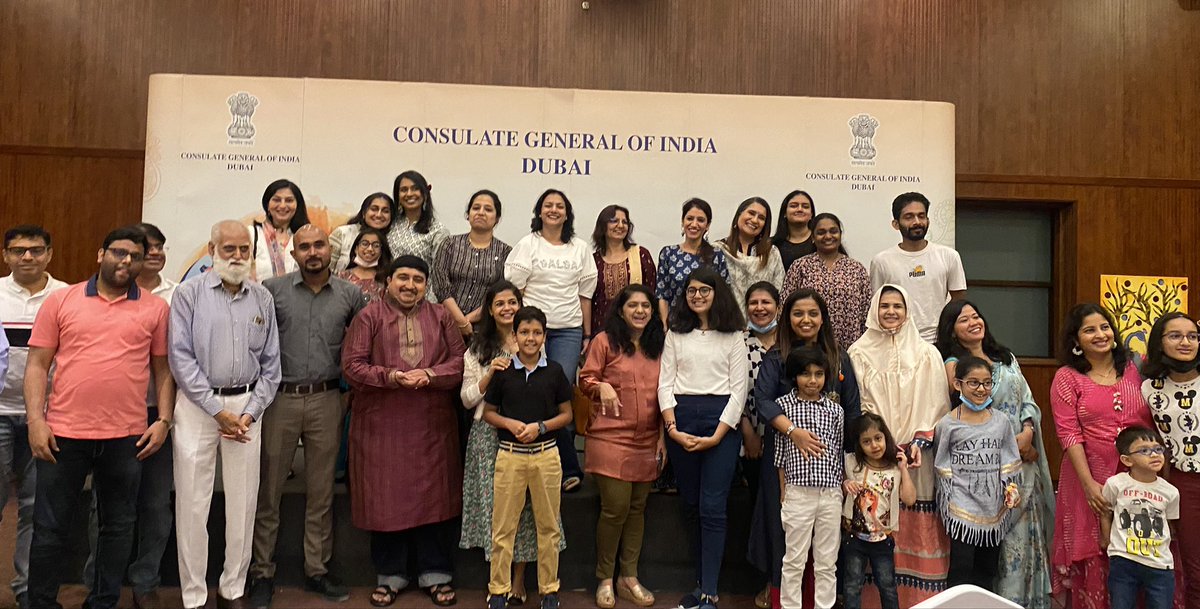 Heartfelt stories and poems which brought back memories of home &amp; homeland #India were narrated today at a storytelling event called:Kahani Sunao Kahani Bachao on the theme Ghar(Home) organized by author and journalist <a href="/purvagrover/">purva grover</a> in collaboration with <a href="/cgidubai/">India in Dubai</a>

#AmritMahotsav