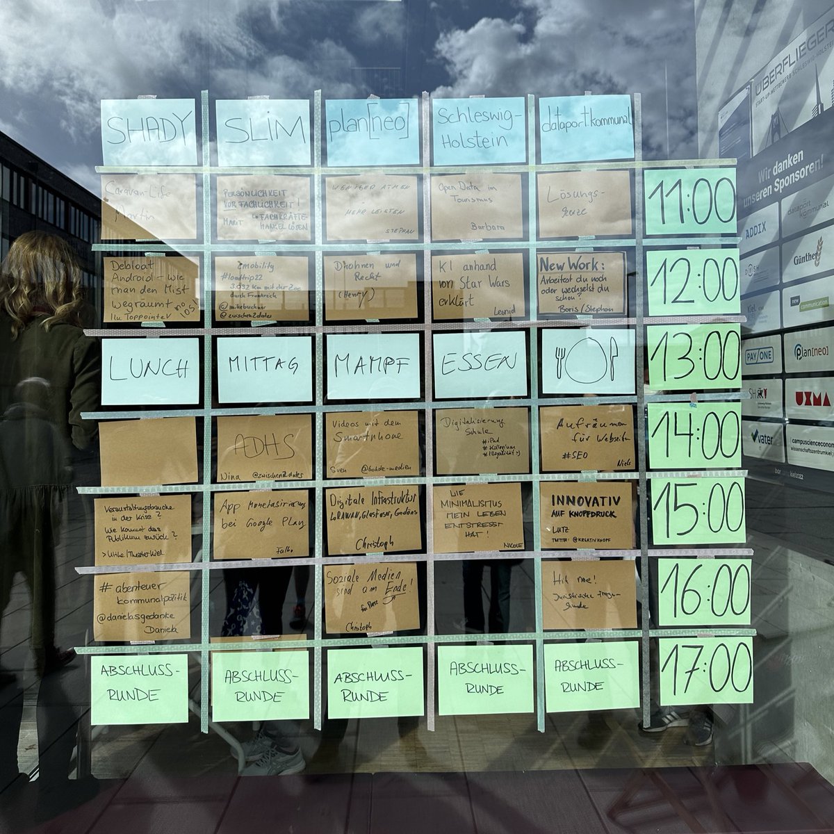 barcampkiel's tweet image. Tadaaa! 🎉 Das Session-Grid ist fertig! #bcki22