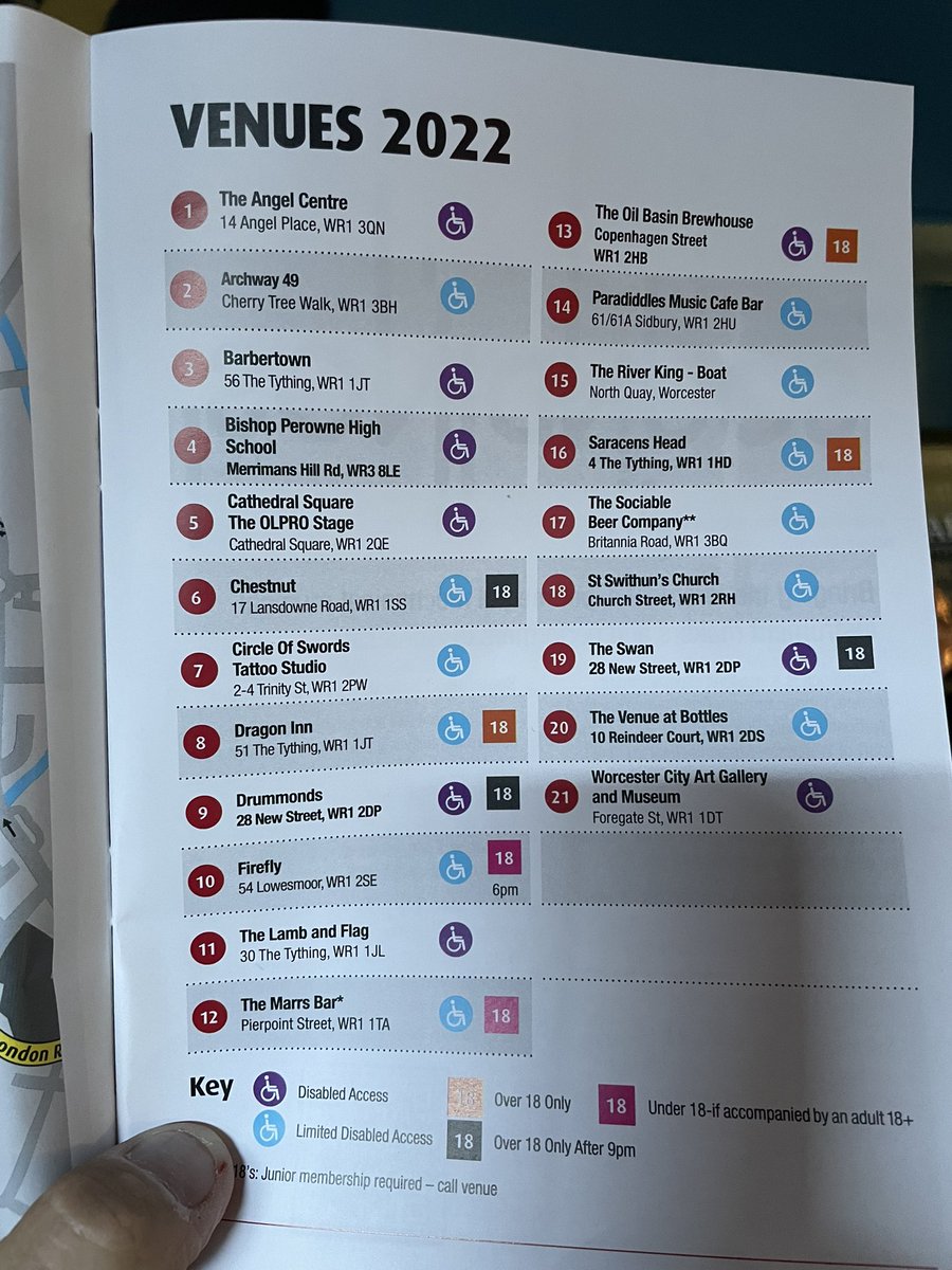 BarbertownWorcs's tweet photo. This weekends Venues Guys for  the @WorcsMusicFest .. 
Bit of everything for every body 🎸🎷🪘🪕..

#StaySharp Guys .. 

#WMF22 #WorcestershireHour #worcester #music #festival https://t.co/E9ObFTg5Oj