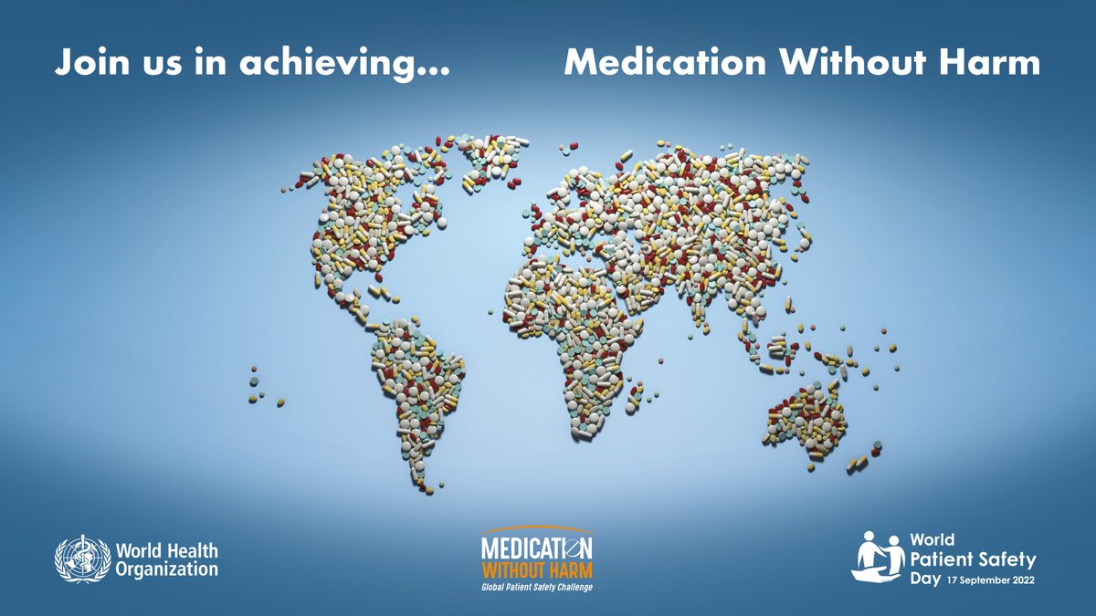 Today is #WorldPatientSafetyDay and the theme is medication safety.

Find out how healthcare professionals can reduce medication harm in our open-access resources on polypharmacy: bit.ly/3qHfNGO

<a href="/WHO/">World Health Organization (WHO)</a> #MedicationWithoutHarm