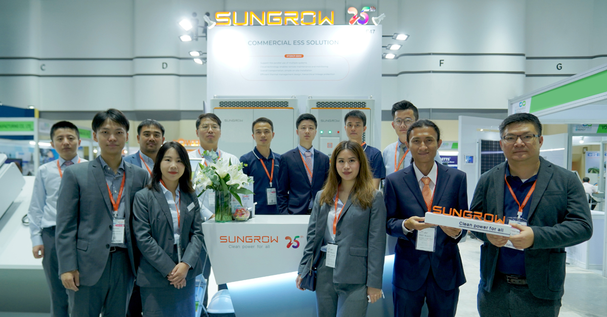 Sungrow_Power's tweet photo. Sungrow presented its solar plus storage solutions during #ASEANSustainableEnergyWeek 2022, launched the innovative power optimizer SP600S, and signed 400MW strategic cooperation agreements with 3 partners, proof of its popularity in the Thai market!
https://t.co/Hz3KTn2unL https://t.co/qsIEeXwvKx