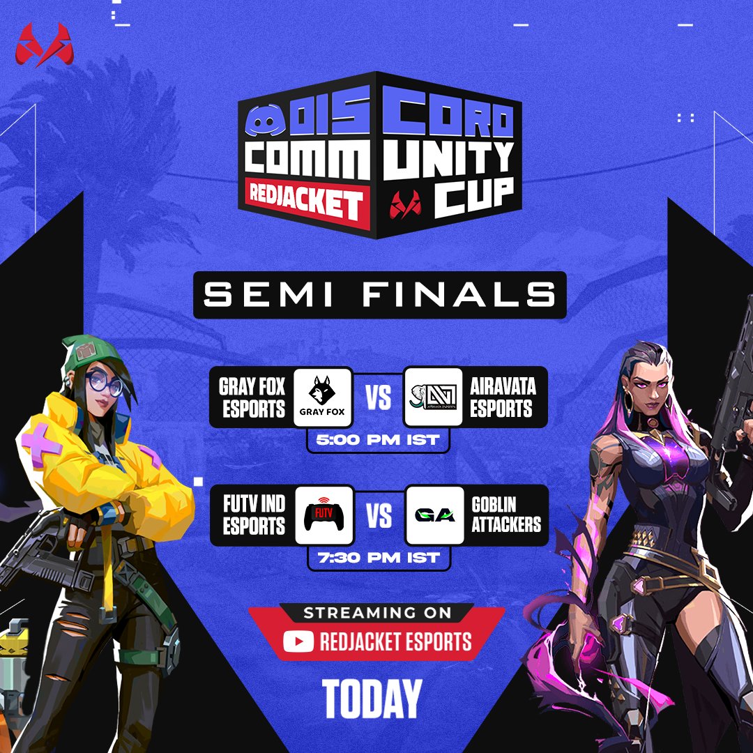 RedJacketgg's tweet photo. Get ready for some Jaw-Dropping Clutches as we get ready for our Semi-Finals. 
Tune in at 👉https://t.co/53ArDu5wYM https://t.co/7Bnslh4ERw