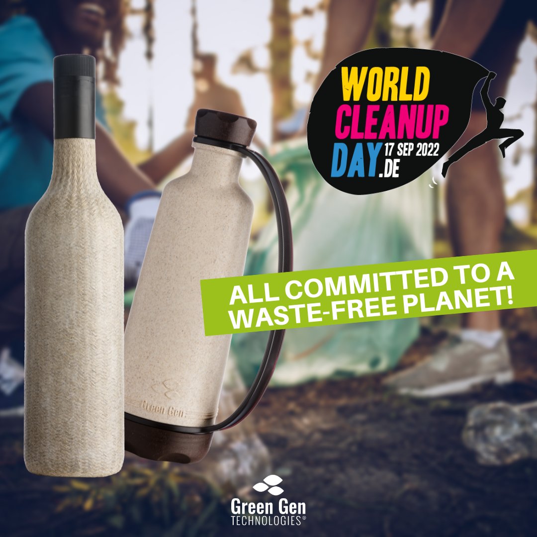 "Tous engagés pour une planète sans déchet !" 

Le World CleanUp Day souhaite éveiller les consciences en modifiant nos comportements pour réduire l’impact environnemental. 

Pour en savoir plus sur nos innovations : greengentechnologies.com