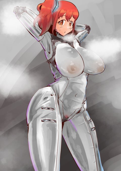 > 白系のぴっちりスーツで黒乳首や毛やらが透け透けの七星お願いします #odaibako_MorningAsahi  唐突に厚塗りにチャレンジした 