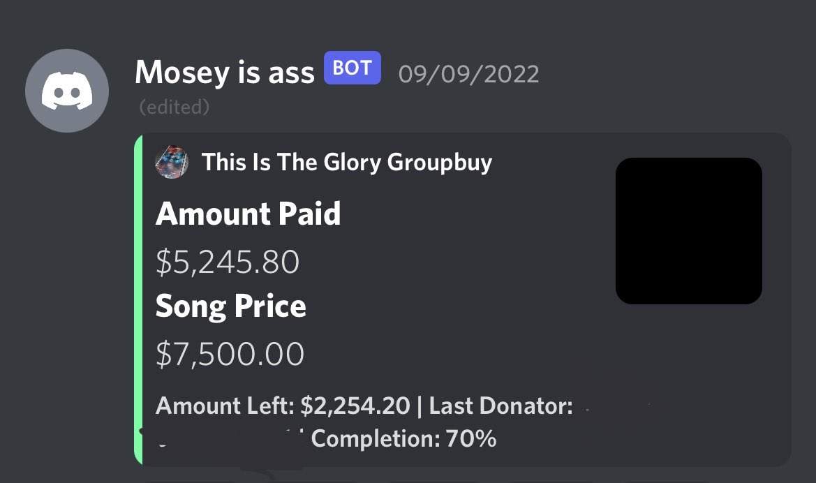 YeLeakUpdates's tweet photo. This Is The Glory (ft. Dr. Dre) GB is 70% complete!
Click the link in my bio if you wanna help the song leak 👀 #kanye #KanyeWest #yeezy #yeezygap #yzy #yzygap #unreleased #groupbuy #unreleasedkanye #donda #donda2 #ye #yeleaks #musicleaks #hiphop #drdre #drdreleaks #jesusisking https://t.co/eMKmd7CfaK
