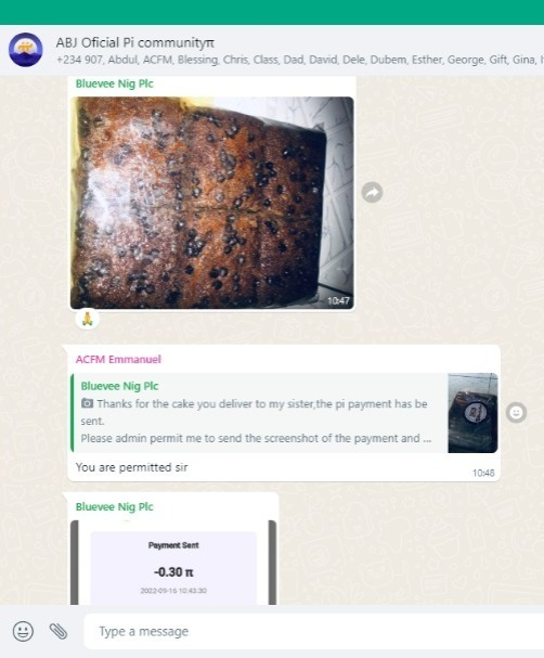 Abuja_Pinetwork's tweet photo. Abuja Pi community enjoying it's Verified Vendors https://t.co/xLruzlyTQQ