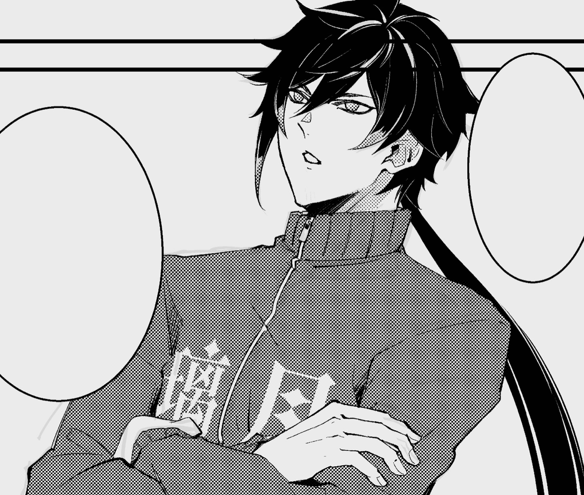 ジャージ先生仕上げてたらタイムリーに(?)まえんぬがジャージ着てた
 #進捗ノート https://t.co/hgdxLNu9LA 