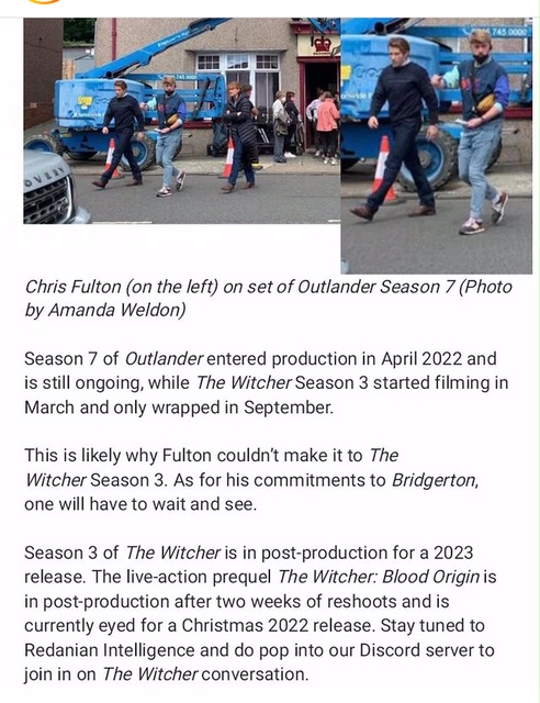 LadyT510's tweet photo. "New" BAD GUY for #Outlander S7!
Chris Fulton of 'The Witcher’ & ‘Bridgerton’ has joined the cast as Rob Cameron
~The Mackenzie's Nemesis~
#chrisfulton #robcameron #rikrankin
#samheughan #caitrionabalfe #sophieskelton
#witcher #bridgerton @outlander_starz
cassmorann IG https://t.co/3EowYjtpqz