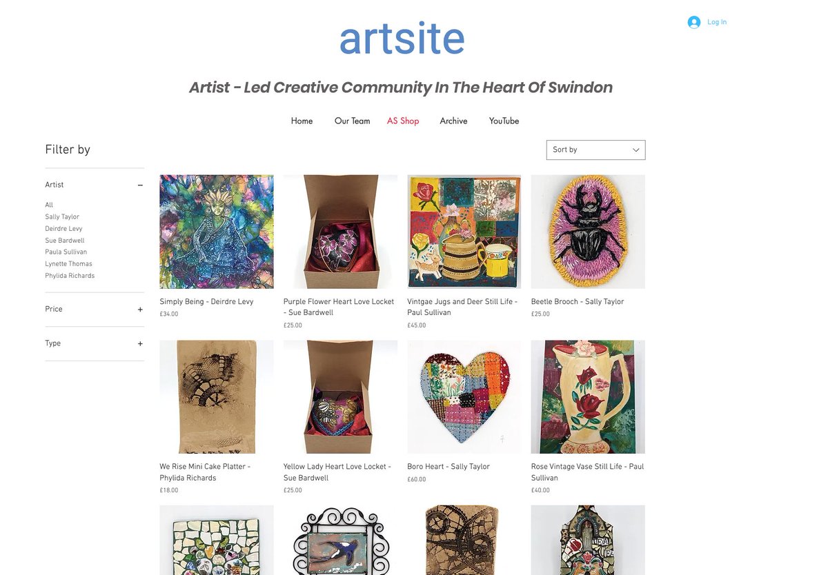 The Artsite Shop is NOW OPEN!!!!
Visit artsite.ltd.uk/shop-1 to take a look at what we have in store. 
Better yet, pop down to Artsite this weekend for Open Studios and meet the artists in person and have a look around the studios. 11-5pm today and tomorrow.