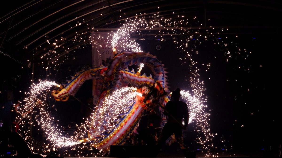Fire Dragon dance