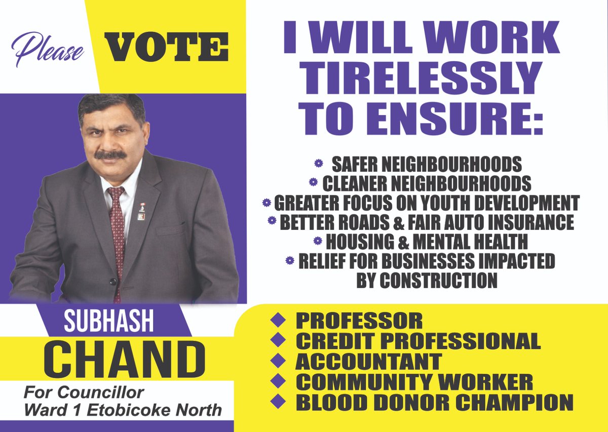 _Subhashchand's tweet photo. I want to thank all our wonderful volunteers and the community for your support so far. #TogetherWeWin #TogetherWeServe https://t.co/n8x2tAW4r8