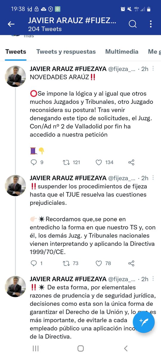 Parece que por fin los jueces de Castilla y León se han dado cuenta de que deben interpretar la Legislación Nacional para lograr sentencias conformes con el Derecho Europeo

Seguimos adelante, avanzando hacia la #FijezaYa a pesar de
<a href="/rivortpa/">rivortpa@jcyl.es</a> <a href="/alferma1/">Alfonso F. Mañueco</a> <a href="/juan_ggallardo/">Juan García-Gallardo</a>
